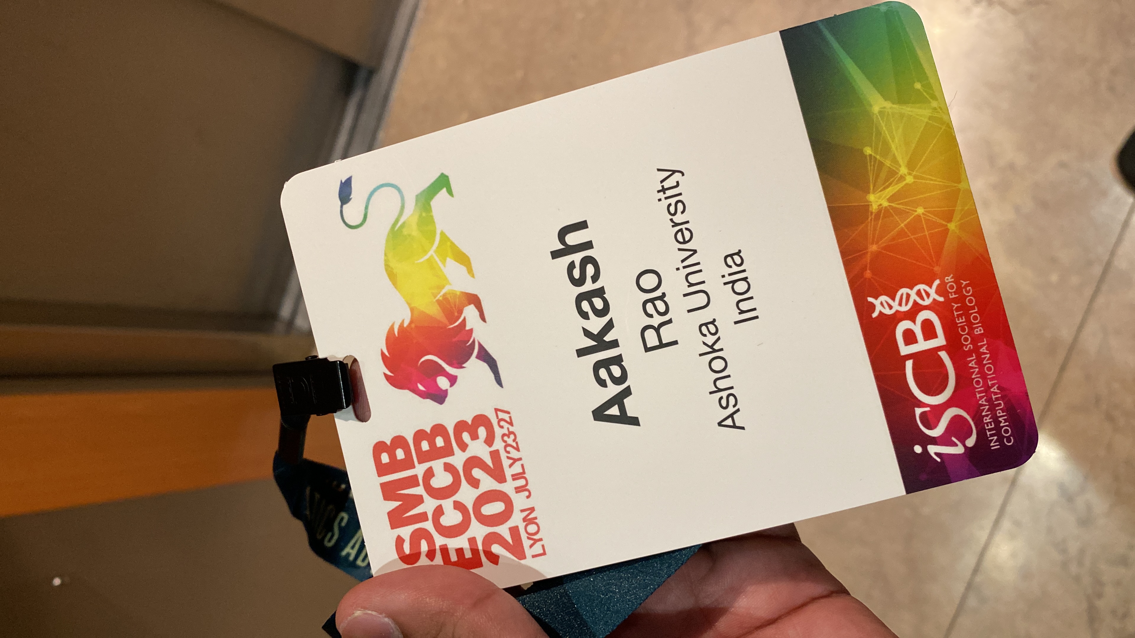 My conference ID card
